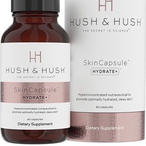 Hush & Hydrate SkinCapsule Hydrate+ NEW/sealed 60 count